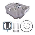 GELUOXI Air Brake Compressor Cylinder Head w/ Plate Kit for Detroit Diesel / Navistar 23536774 3709920C92 K042162