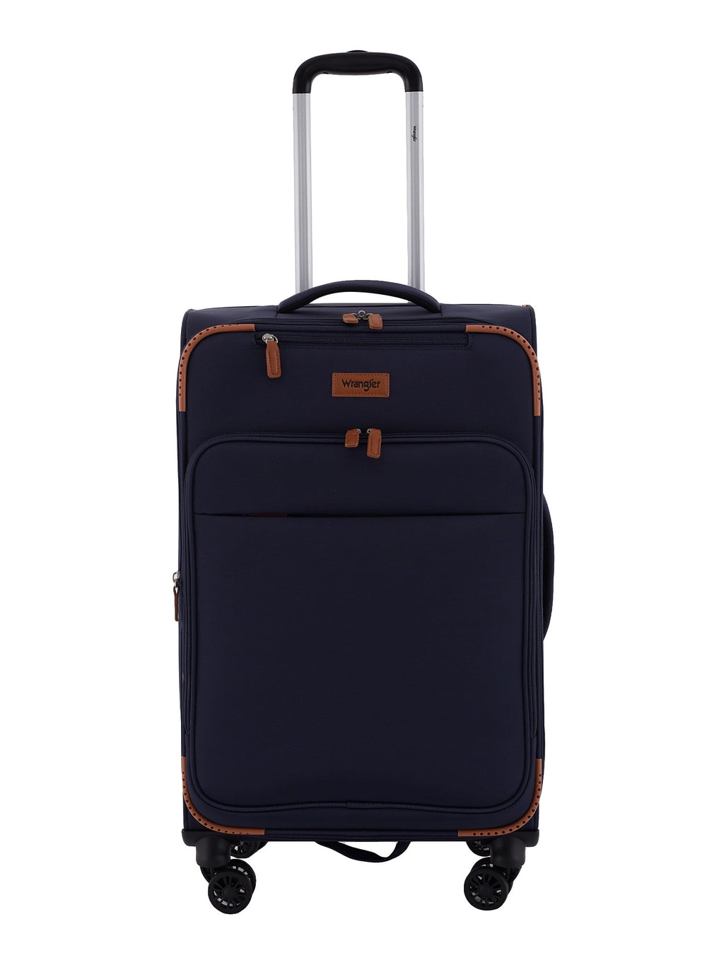 Wrangler 5 pc Softside Spinner Travel Luggage Set, Khaki