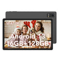 aigo A16Pro 2K Android 13 Tablet for Adult Kids, 10.6inch Tablet, 2024 Android Portable Tablet with Octa-Core, 16GB RAM+128GB ROM, Dual 13MP+5MP Camera, WiFi, GPS, Bluetooth, 1TB Expand Support, Black