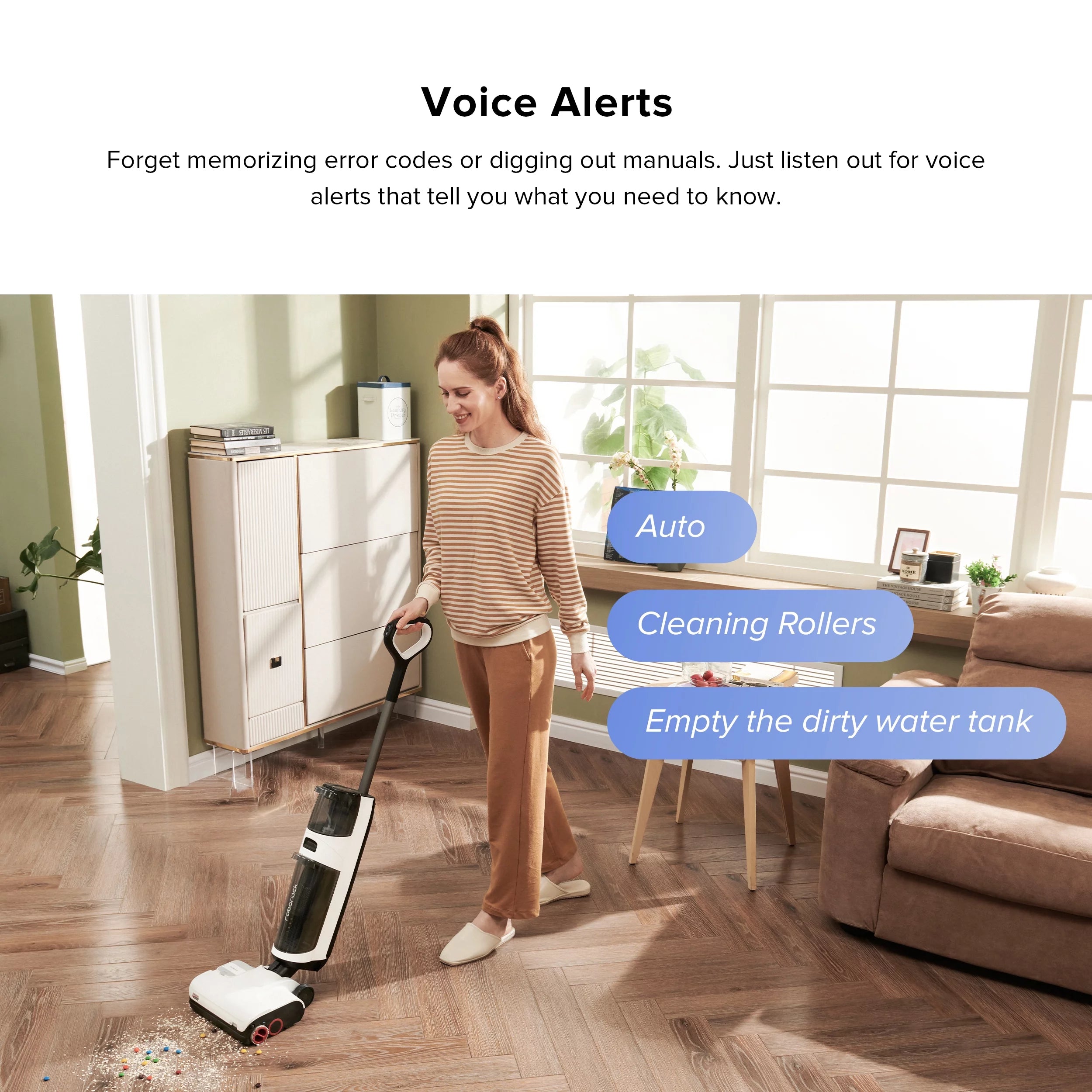 Roborock&reg; Dyad Pro Wet and Dry Vacuum Cleaner with multi-rollers, 17000Pa Suction, Self-Cleaning and Self-Drying