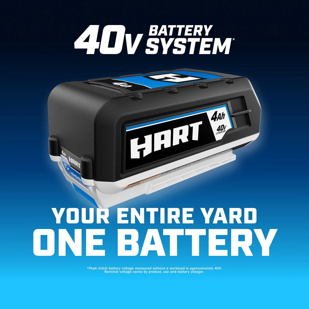 HART 40V 8.0Ah Lithium-Ion Battery (Charger Not Included)