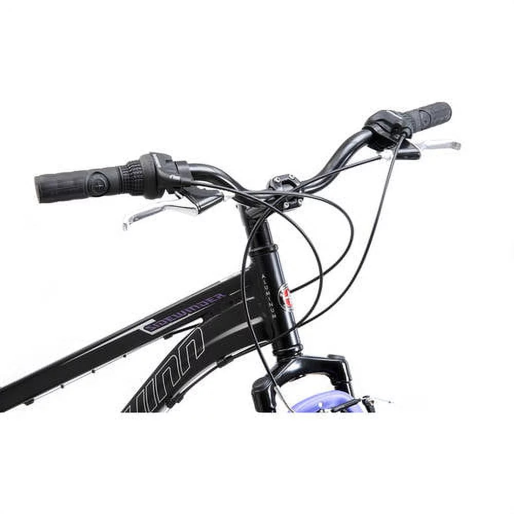 Schwinn Sidewinder, Mountain Bike, 24 in wheels, Black/Purple, 21 speeds, steel frame