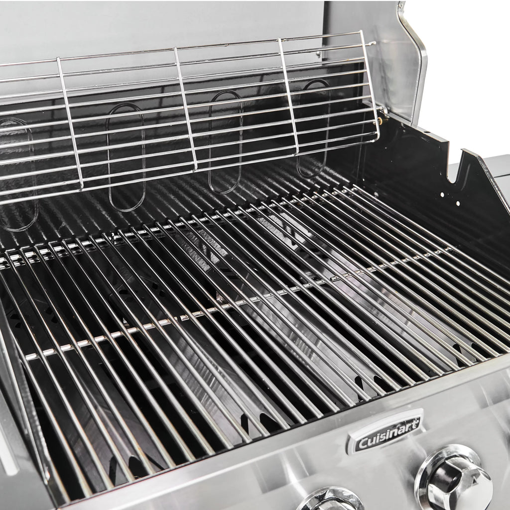 Cuisinart Deluxe Four-Burner Propane Gas Grill with Side Burner