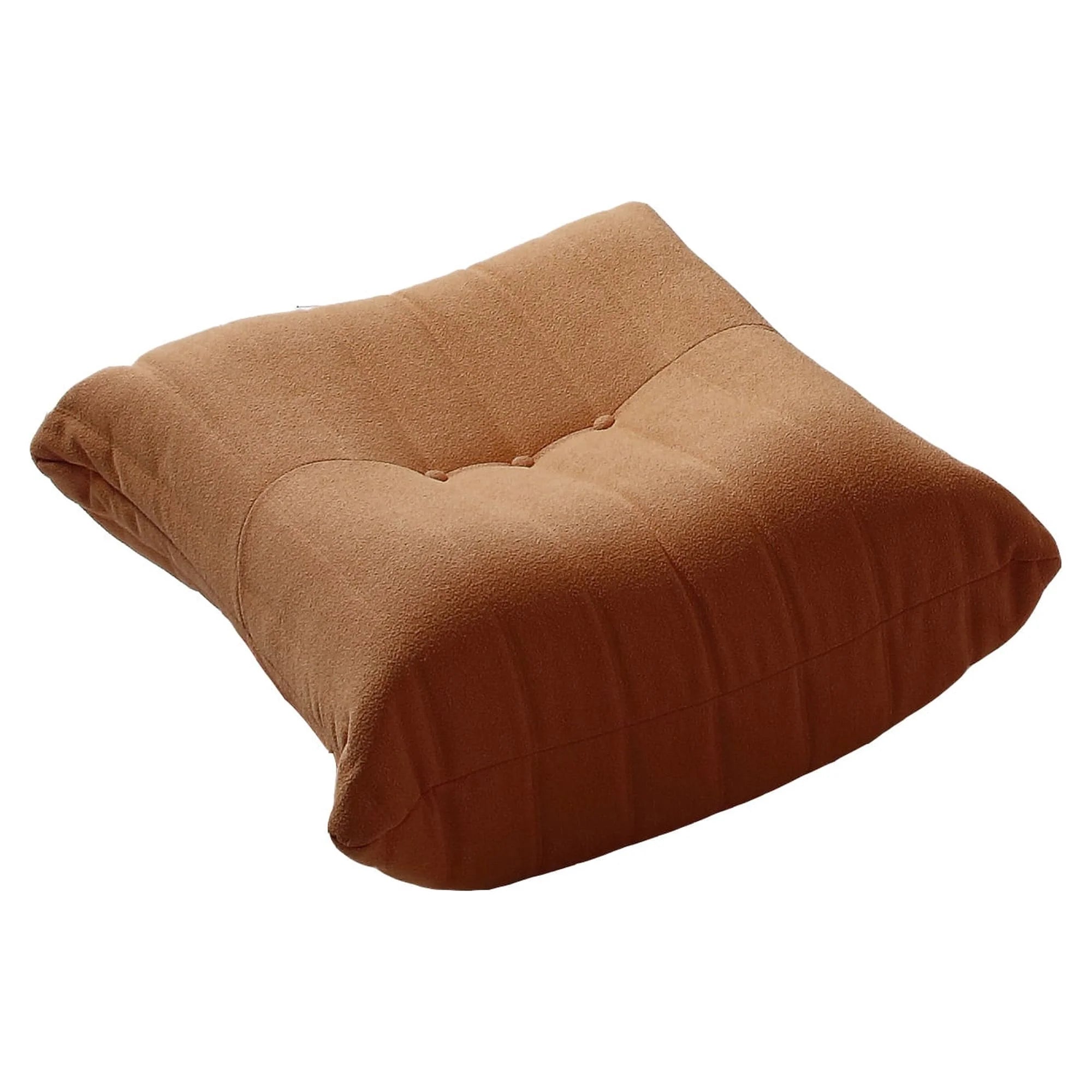 Magic Home Modern Sectional Sofa Togo Sofa Lazy Sofa Floor Sofa Foam Sofa Couch for Bedroom,Living Room,Apartment and Small Space,Three Seat Sofa,Beige