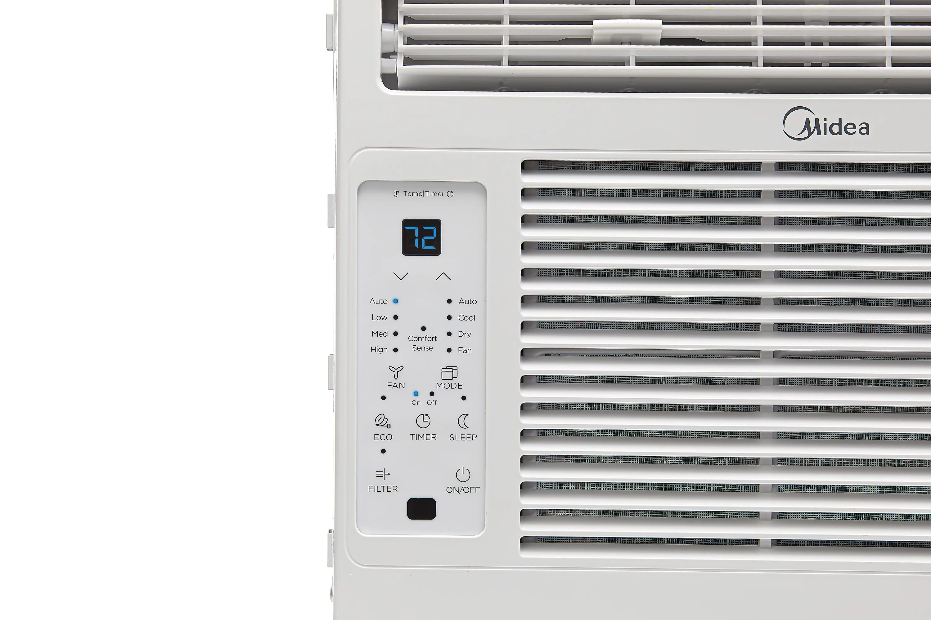 Midea 5,000 BTU 150 Sq Ft Window Air Conditioner with Remote, White, MAW05R1WWT
