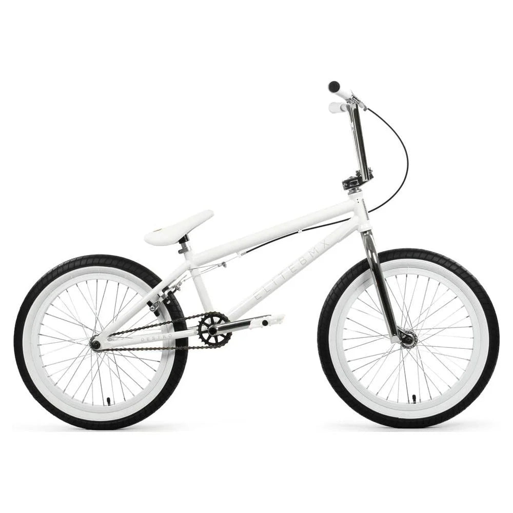Elite BMX Bike Destro 20" White Chrome