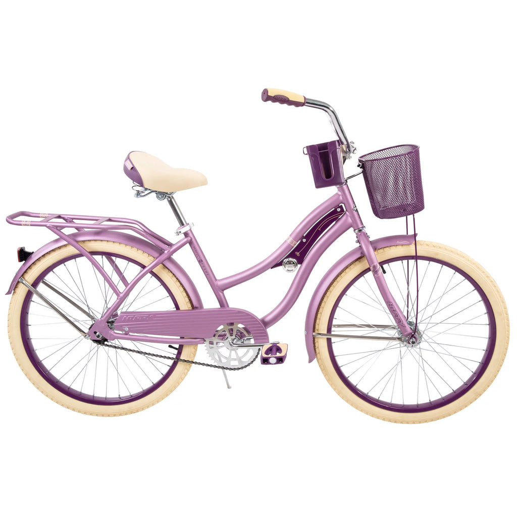 Huffy 24" Nel Lusso Girls' Cruiser Bike, Blue