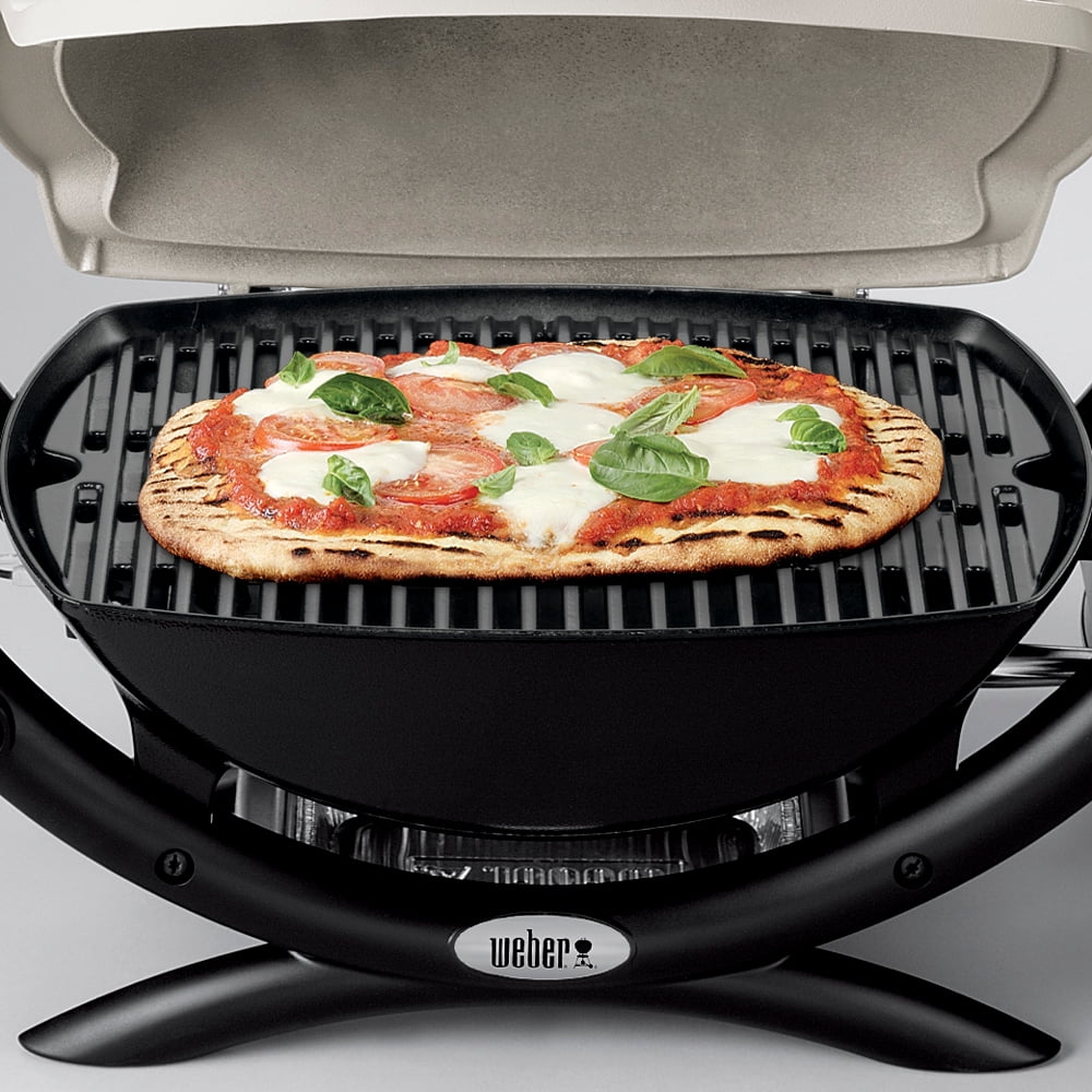 Weber Q 1000 1-Burner Portable Gas Grill, Titanium