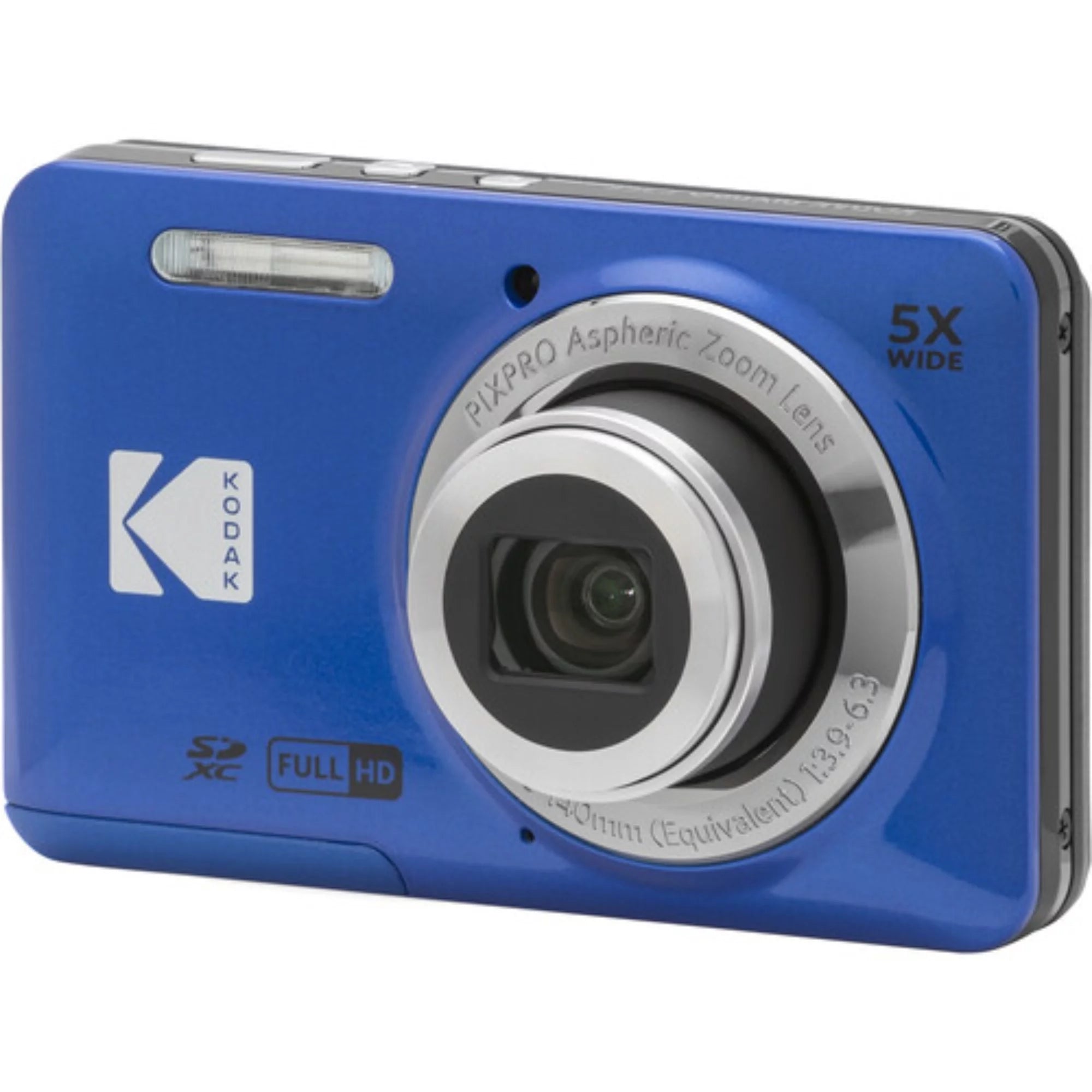 Kodak PIXPRO FZ55 16.4 Megapixel Compact Camera, Blue