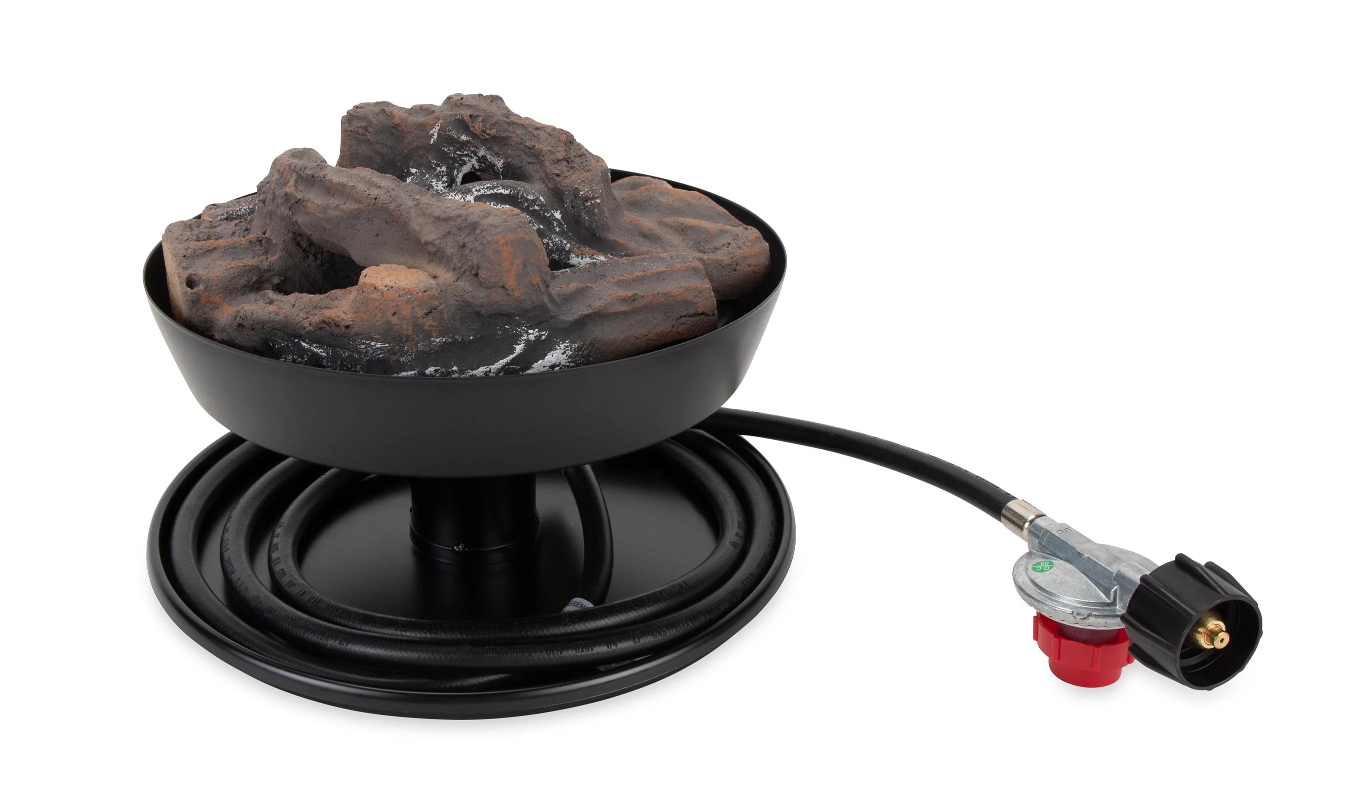 Camco Little Red Campfire | Portable and Propane Powered | 11-1/4-inch Fire Tray Size, Multicolor (58031)