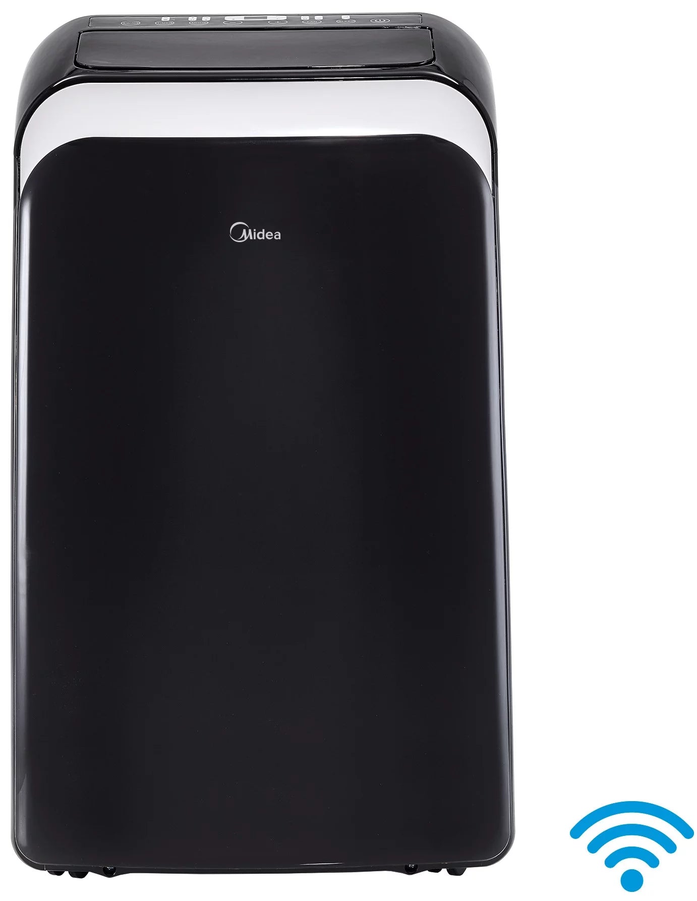 Midea 10,000 BTU (13,500 BTU ASHRAE) 115V Smart Portable Air Conditioner with Heat & Remote, Covers up to 450 Sq. ft., MAP10HS1WBL, Black