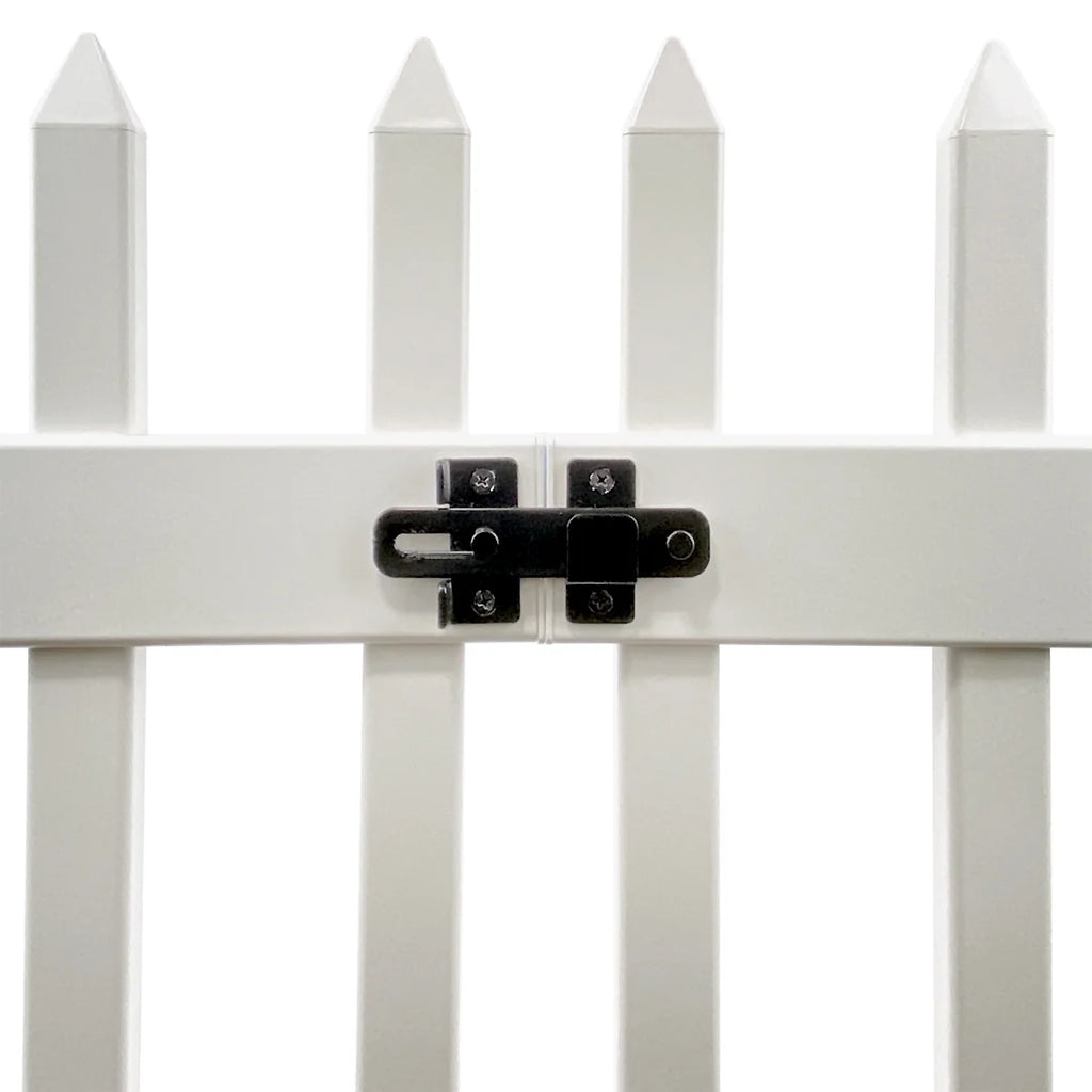 Yardlink White Vinyl Fence Gate, 34 inch H x 39-1/4 inch W