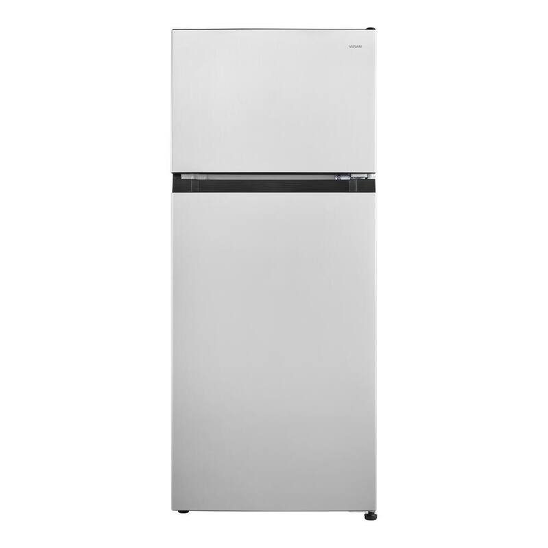 4.5 cu. ft. 2-Door Mini Refrigerator in Platinum Steel with Freezer