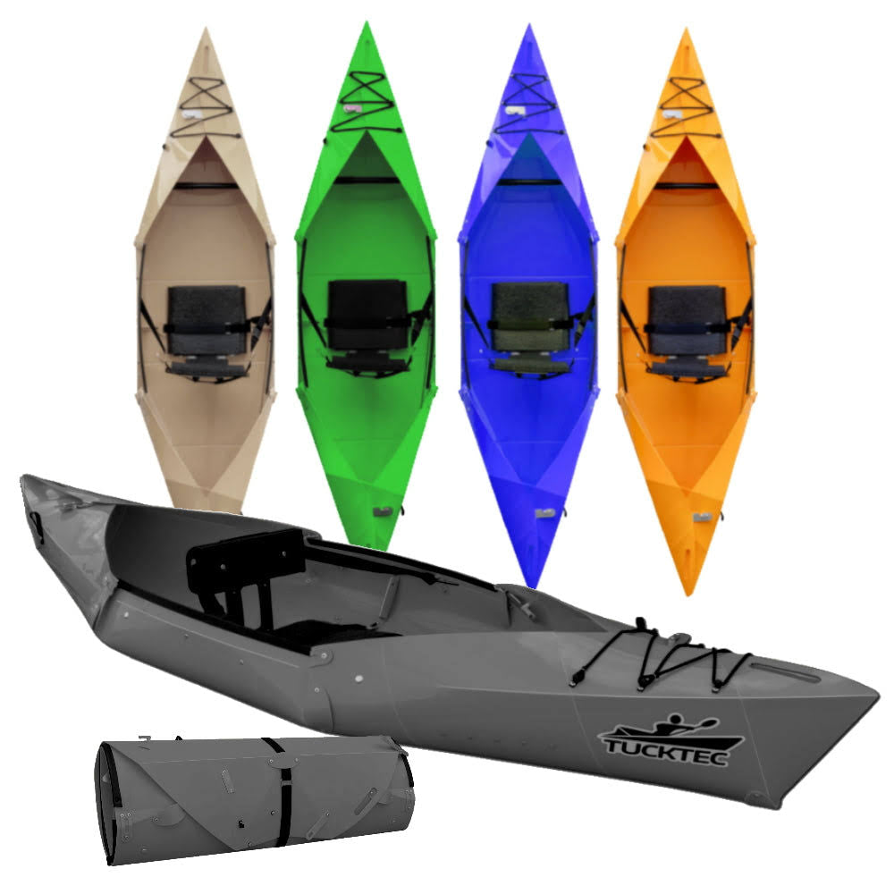 TUCKTEC 10' Folding Kayaks 10' Pro / Black