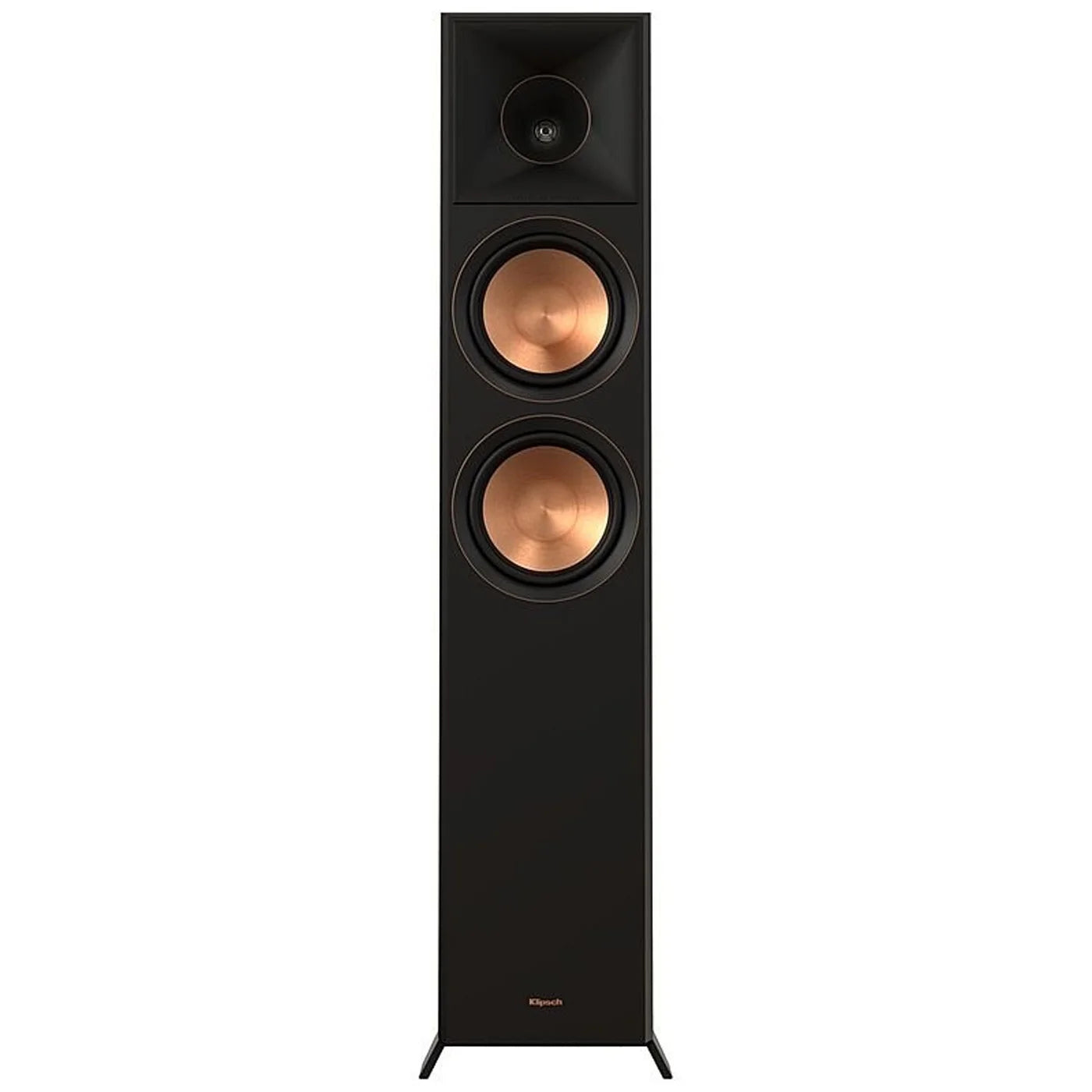 Klipsch RP-6000F II High-Fidelity Floorstanding Speaker (Pair) with Enhanced Bass Ebony Bundle with Deco Gear 100ft long 16 AWG Speaker Wire + High-Quality Brass Speaker Banana Plugs, 5-Pair