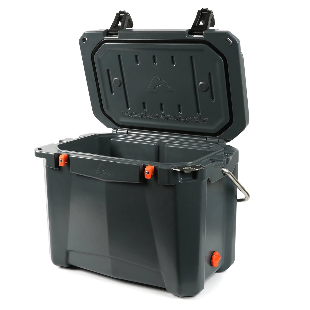 Ozark Trail 26 Quart High Performance Roto-Molded Cooler with Microban®, Gray