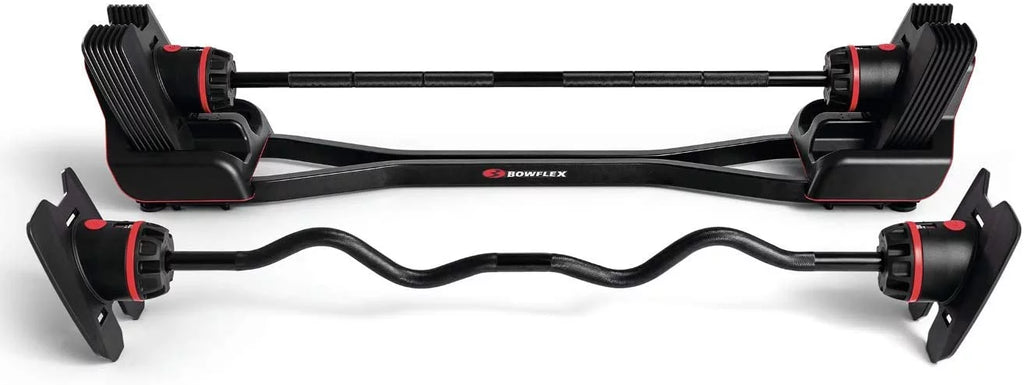Bowflex SelectTech 2080 Barbell with Curl Bar, 20 to 80 lbs