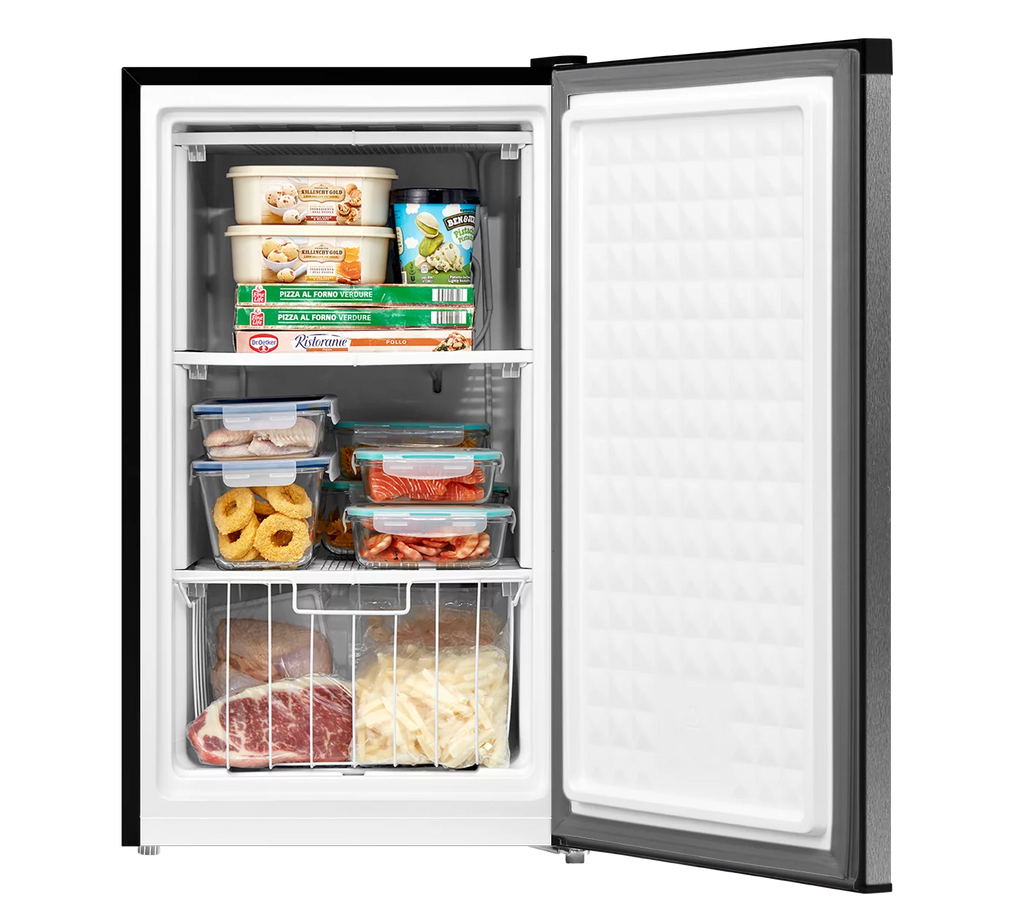 Arctic King 3.0 Cu ft Upright Freezer Stainless Steel Door, E-star new