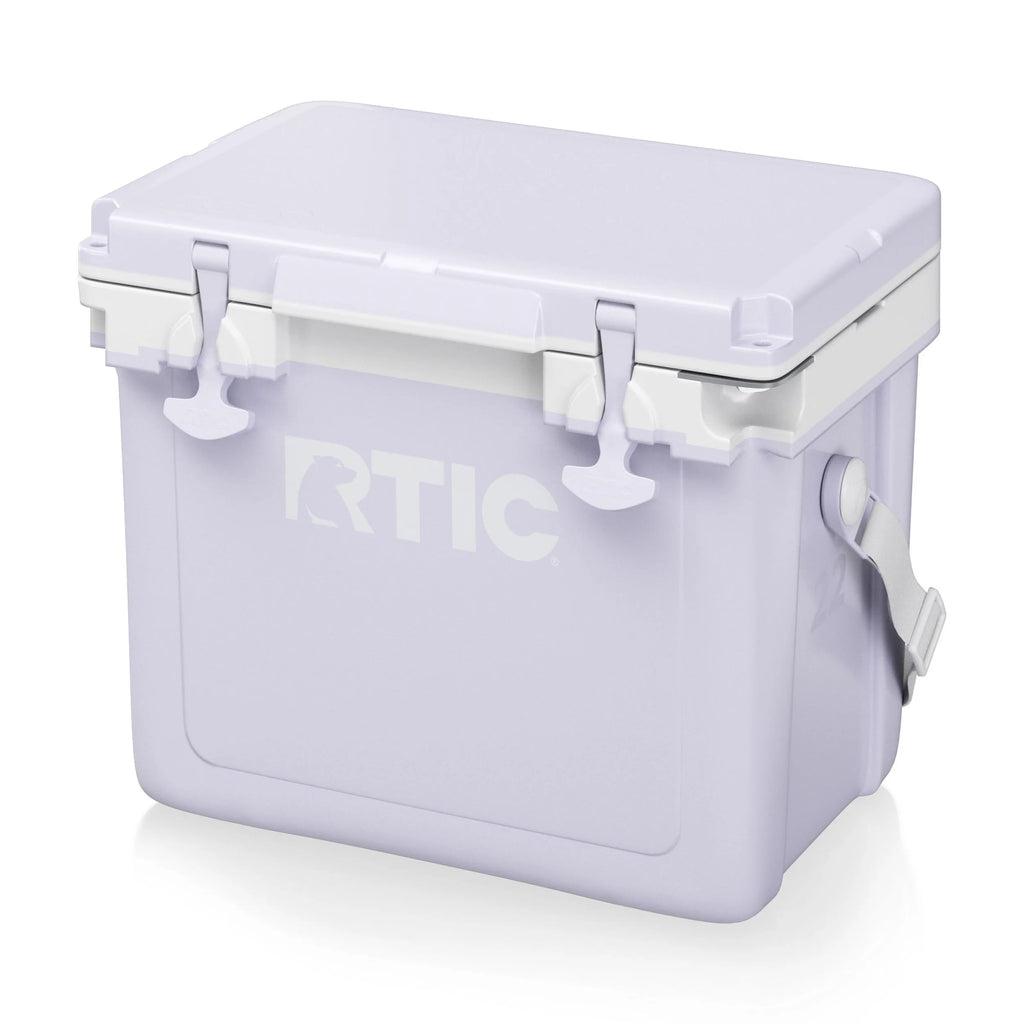 RTIC 22 QT Ultra-Light Hard-Sided Ice Chest Cooler, Lilac/White, Fits 8 bottles or 30 cans
