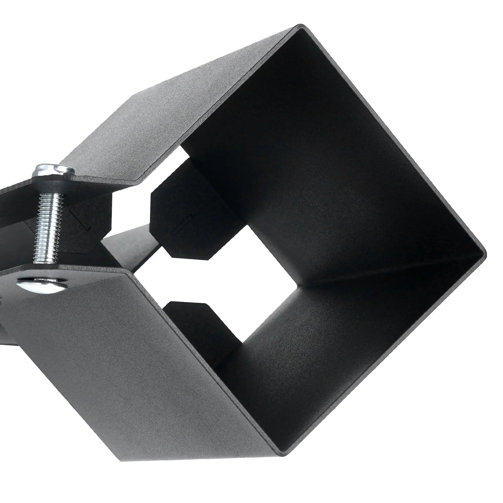 VEVOR Fence Post Anchor Ground Spike - 8 Pack, 36x4x4 Inches, Black Powder-Coated Metal, Fits 3.5x3.5 Inch Posts - Ideal for Mailbox, Deck, Garden Railing
