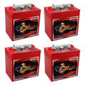 US Battery 6V 232 Ah Deep Cycle FLA Battery: GC2 Group Size, 4 Pack