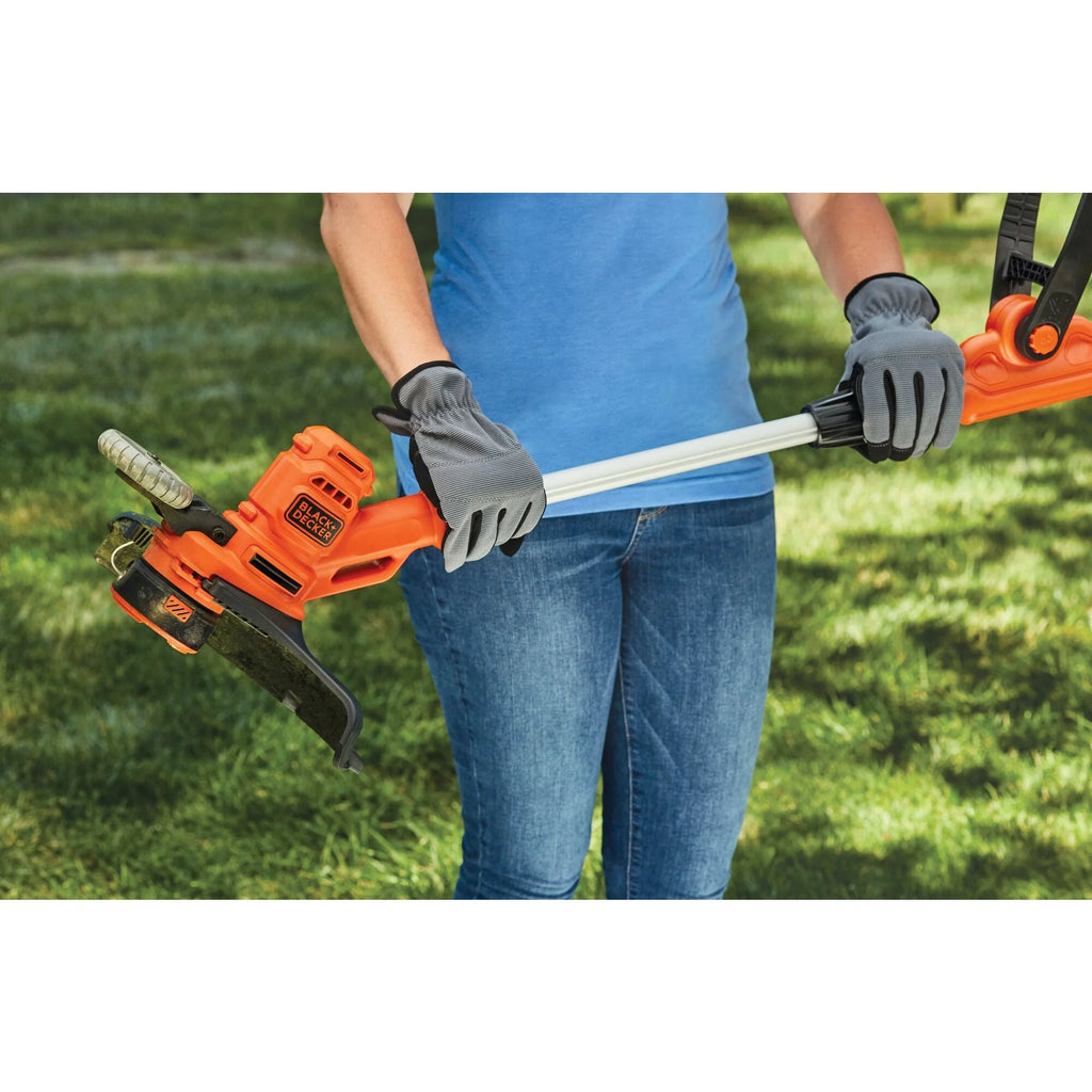 BLACK+DECKER String Trimmer With Auto Feed, Electric, 6.5-Amp, 14-Inch, (BESTA510)