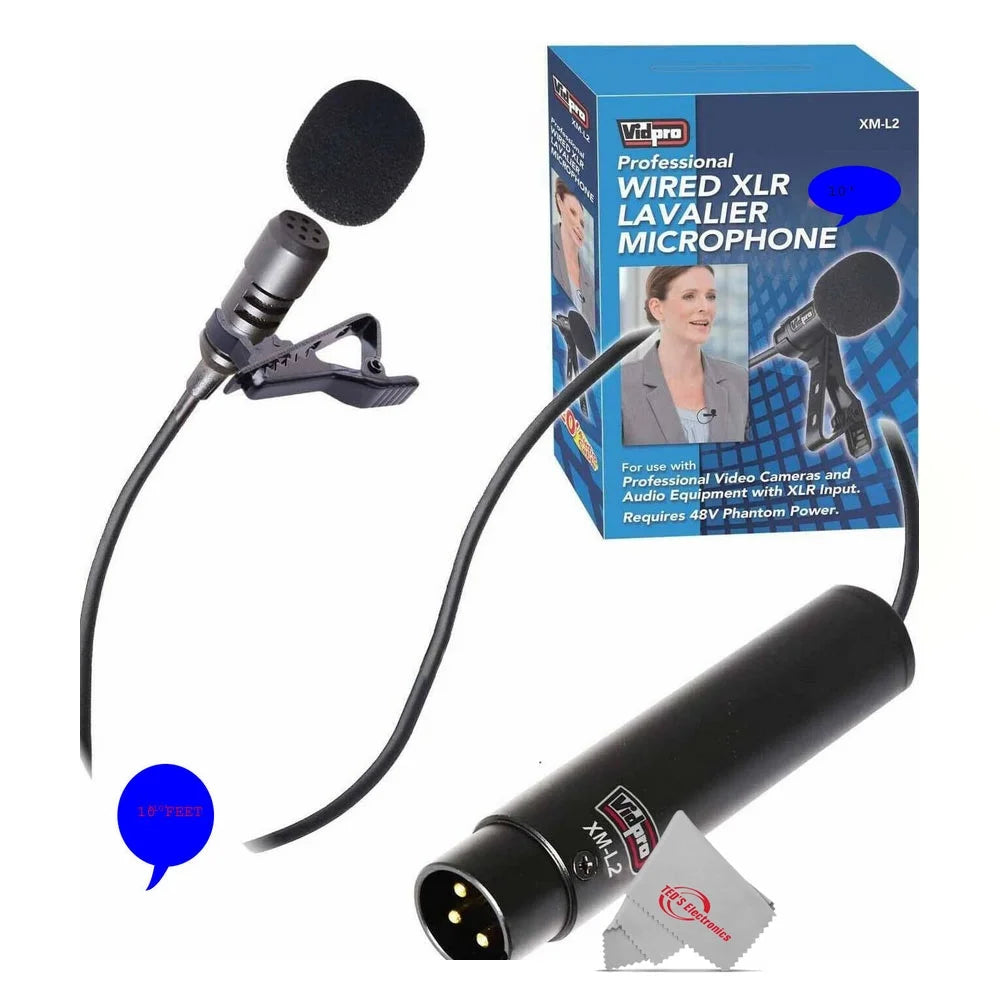 Zoom H6essential 6-Track 32-Bit Float Portable Audio Recorder + Wired XLR Lavalier Microphone XM-L2