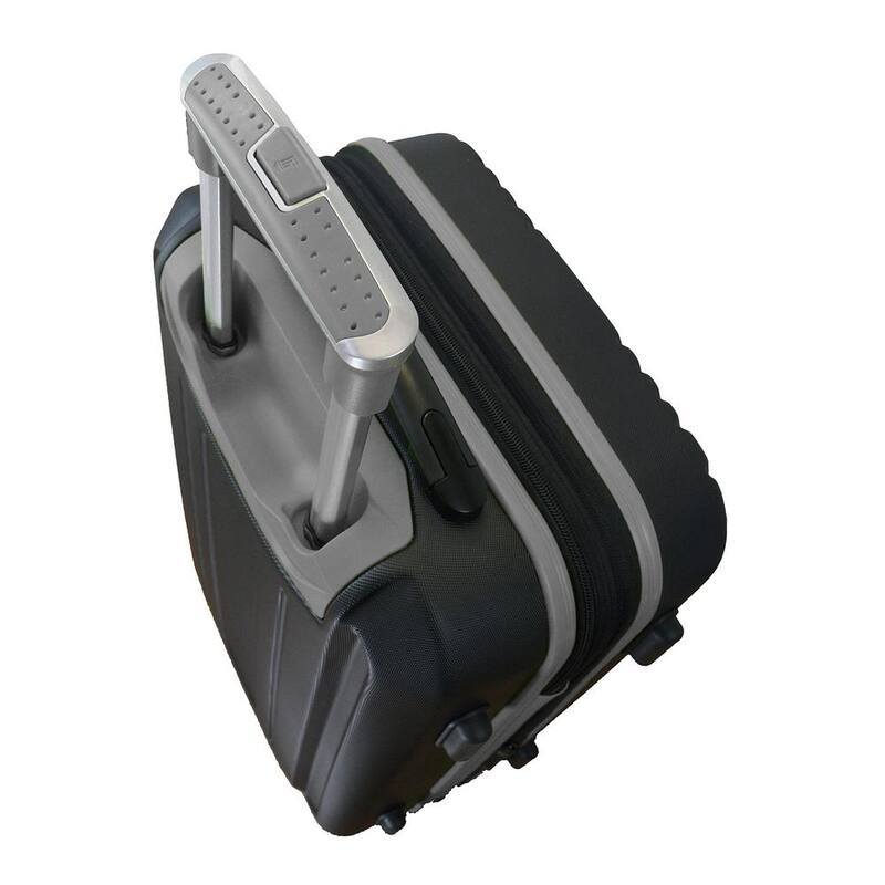 MLB New York Yankees 21 in. Gray Hardcase 2-Tone Luggage Carry-On Spinner Suitcase