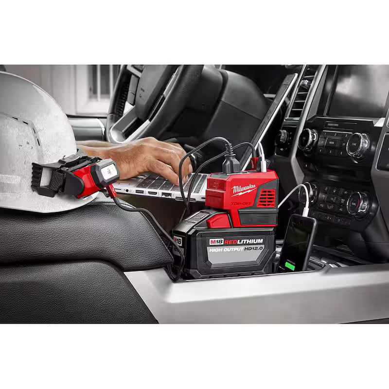 M18 18-Volt Lithium-Ion 175-Watt Powered Compact Inverter for M18 Batteries (Tool-Only)