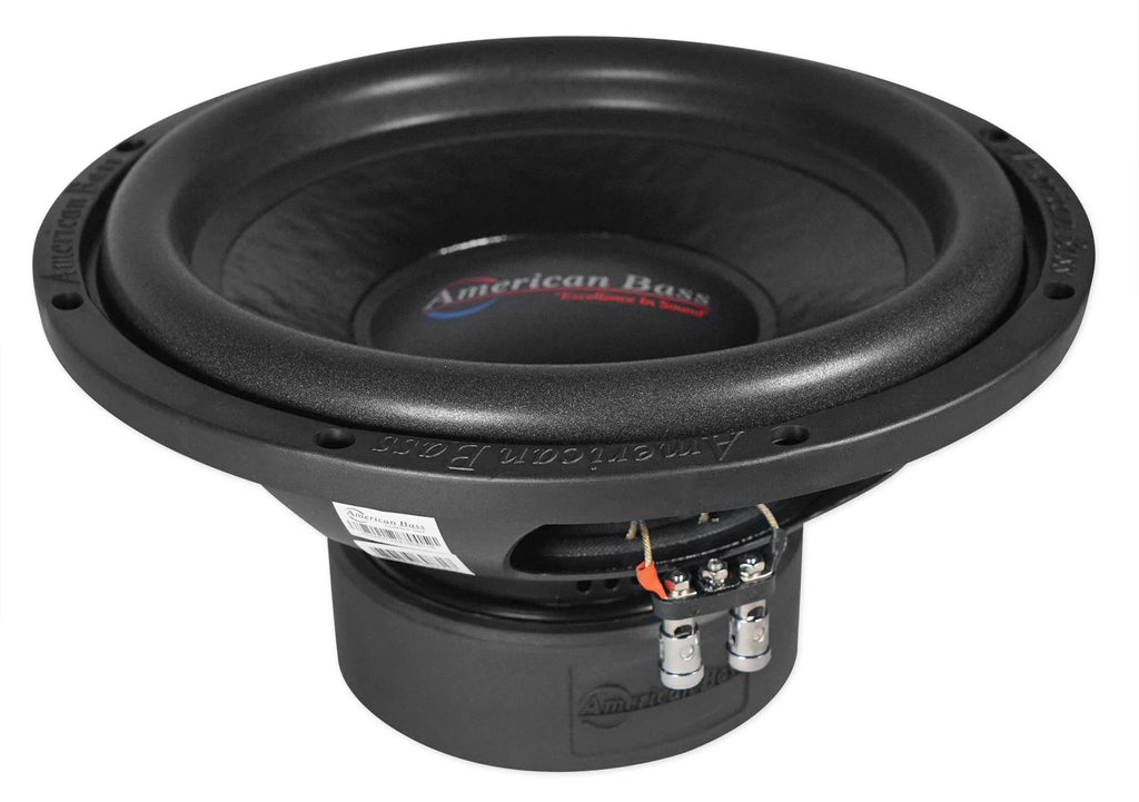 American Bass XO 1244 12" 600w Car Subwoofer 4-ohm Sub+Mono Amplifier+Amp Kit